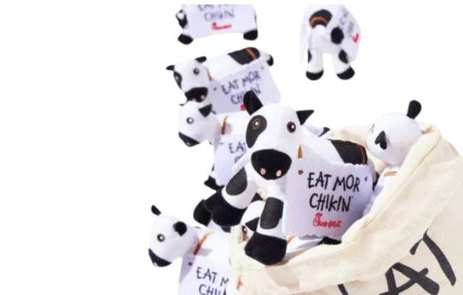 Chick-Fil-A Shareable Bag of Cows​ stuffed animals