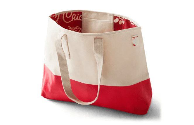 Chick-fil-A sauce dipped tote bag