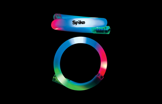 LED color light-up bracelets