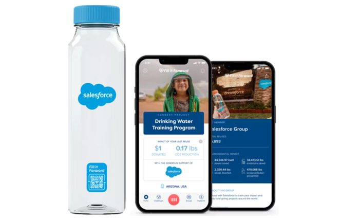 original Cupanion water bottle with app