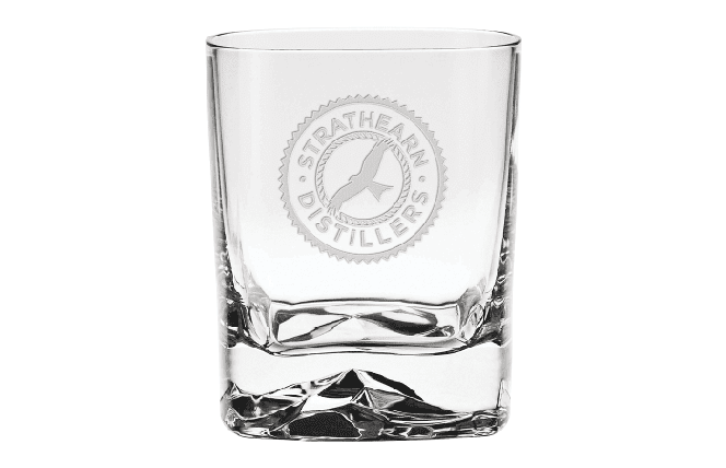 etched whiskey glass