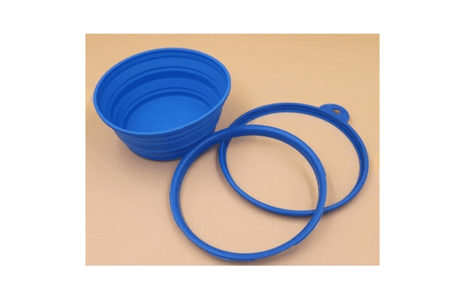 collapsible silicone dog bowl