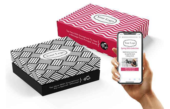 smart gift box with NFC chip