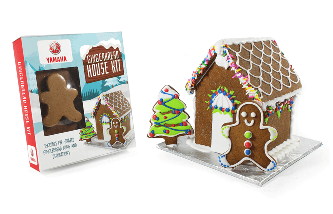 custom branded gingerbread house kit